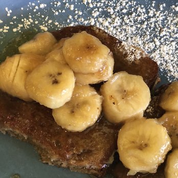 Cafe 222 - Banana bread French toast w/ extra bananas - Breakfast & Brunch Near Me - San Diego, California