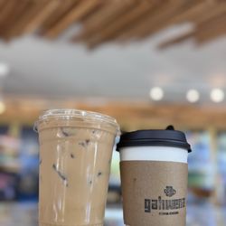 Gahwena Coffee Station - Here we have a latte with homemade chai syrup made by Sarah . Amazing !!!!!!
