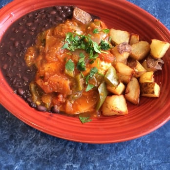 Starliner Diner - Huevossssssss. With 1/2 potatoes, 1/2 beans. - Cuban Near Me - Hilliard, Ohio Starliner Diner - Huevossssssss. With 1/2 potatoes, 1/2 beans. - Cuban Near Me - Hilliard, Ohio