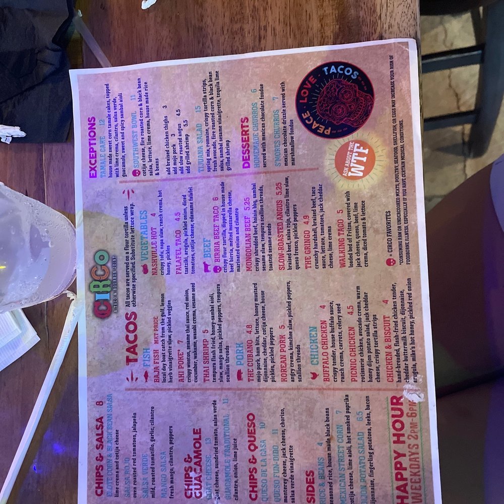 Circo - Mexican Near Me - Sarasota, Florida