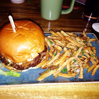 TownHall - Lamb (kofta) burger - New American Near Me - Cleveland, Ohio TownHall - Lamb (kofta) burger - New American Near Me - Cleveland, Ohio
