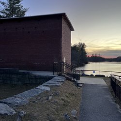 Mine Falls Park - Sunset at Mine Park, gate house (1886)