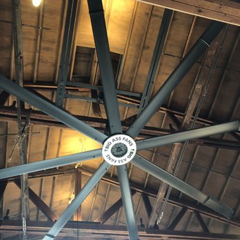 Davis Estates - Big ass fan in barn - Wineries Near Me - Calistoga, California