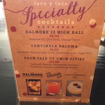 Taco Y Taco - Specialty cocktails - Mexican Near Me - Henderson, Nevada