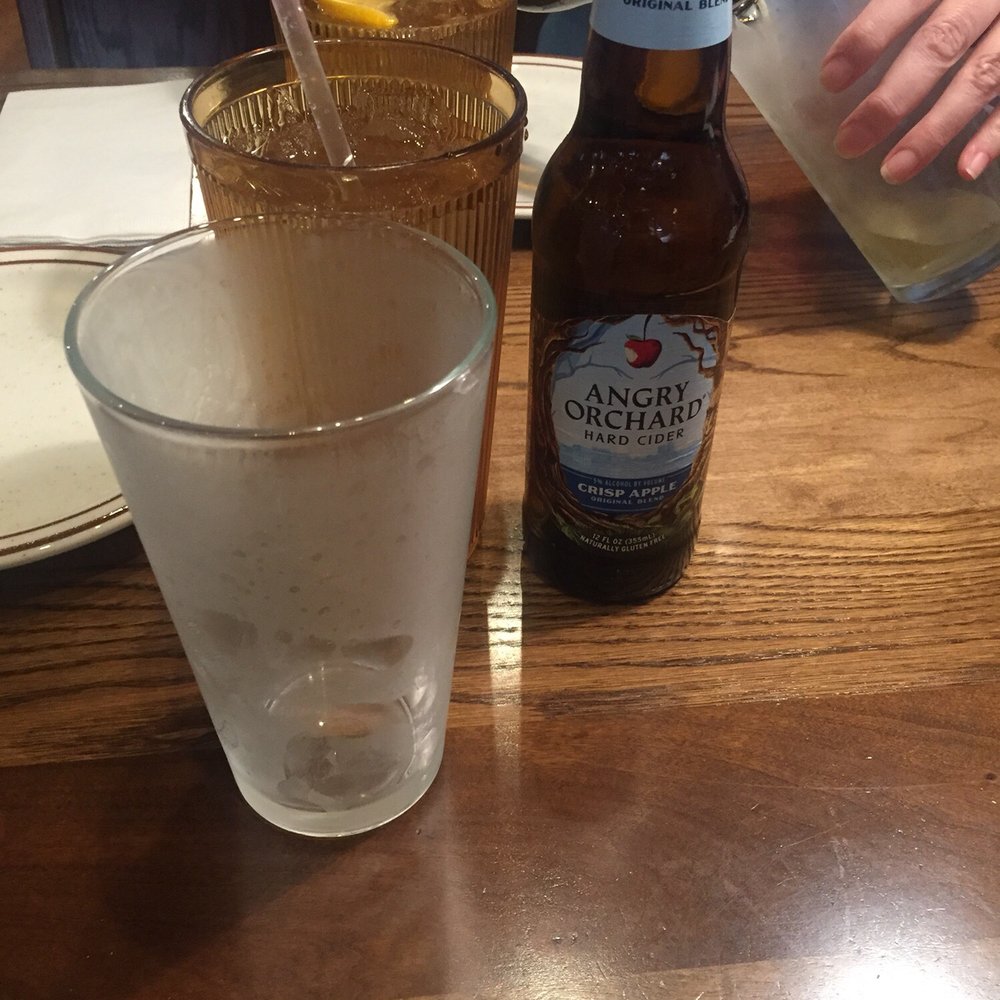 Hideaway Pizza - My cousin's Michelob and my Angry Orchard - Italian Near Me - Tulsa, Oklahoma
