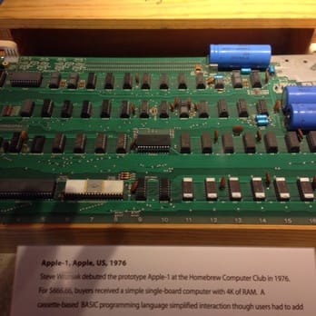 Computer History Museum - The original Apple 1 computer that launched the most successful company in history. - Museums Near Me - Mountain View, California Computer History Museum - The original Apple 1 computer that launched the most successful company in history. - Museums Near Me - Mountain View, California