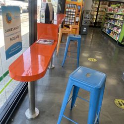 Flow - Seats for lotto scratching while you wait on your sandwiches