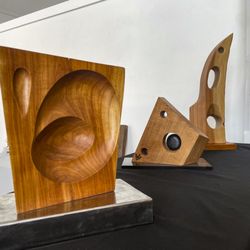 Light Art Space - Wood Sculpture by Juan Velasco.