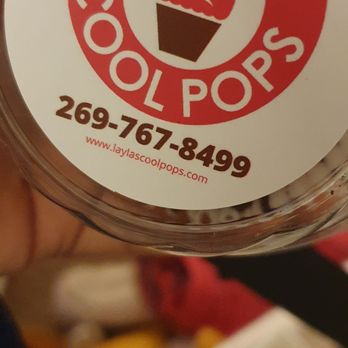 Layla's Cool Pops - a person holding a cupcake - Desserts Near Me - Kalamazoo, Michigan