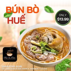 Pho K Plus - Pho restaurant Ontario, CA 91764