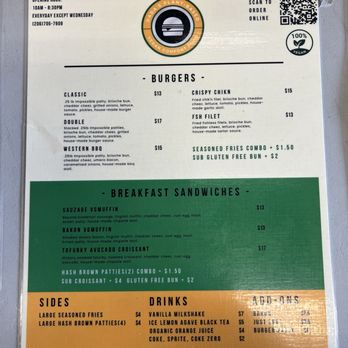 Dada’s Plant Based Burgers & Breakfast - Vegan Near Me - Seattle, Washington