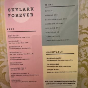 Skylark Cafe - Menu - Cafes Near Me - Leslie, Arkansas Skylark Cafe - Menu - Cafes Near Me - Leslie, Arkansas