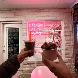 Milkshake + ice cream