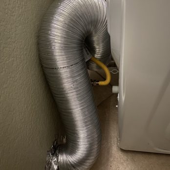 Lowe's Home Improvement - Routing of the dryer tube - Home Decor Near Me - Fontana, California