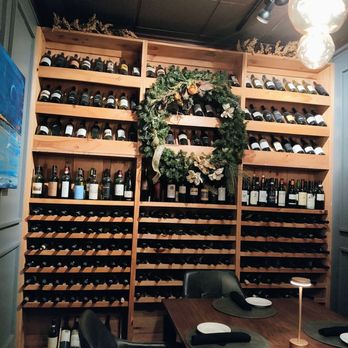 Aroma On Bryant - Wine wall - Italian Near Me - Buffalo, New York