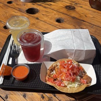 Flor’s Farm To Table - Red Snapper Crackling Taco (takeout) - New Mexican Cuisine Near Me - San Diego, California Flor’s Farm To Table - Red Snapper Crackling Taco (takeout) - New Mexican Cuisine Near Me - San Diego, California