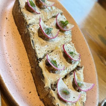 Trust - Chicken Liver Toast a must have - New American Near Me - San Diego, California Trust - Chicken Liver Toast a must have - New American Near Me - San Diego, California