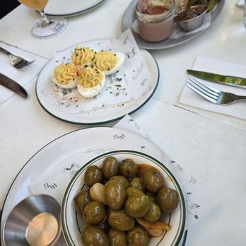 Highly Likely - Olives, deviled eggs, and liver mousse - Breakfast & Brunch Near Me - Los Angeles, California