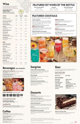 Menu photo 5 Olive Garden Italian Restaurant Tucson, AZ Menu photo 5 Olive Garden Italian Restaurant Tucson, AZ