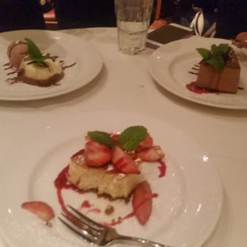 Becco - Girls night out.  Cheese cake,  chocolate moose cake. Chocolate cotta - Italian Near Me - New York, New York