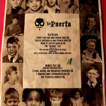 La Puerta - Kids menu - Mexican Near Me - San Diego, California