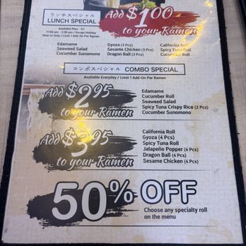 Ramen Mura - Menu - Ramen Near Me - Tustin, California