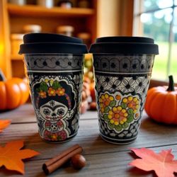 Boutique Aztlan - Taza Catrina Frida Talavera