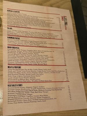 Menu photo 3 Gjelina Las Vegas, NV