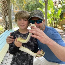 Suncoast Primate Sanctuary Foundation - They let my son hold a snake, it made his world!!! Thank you :), what a great fathers day