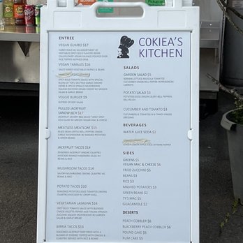 CoKiea's Kitchen - Menu - Vegan Near Me - Portland, Oregon
