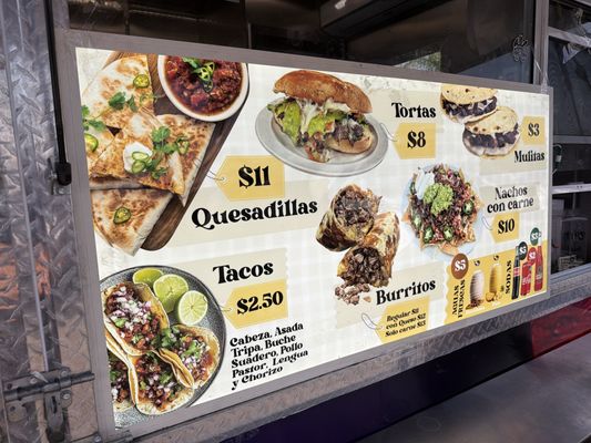Menu photo 1 Tacos El May Westminster, CA