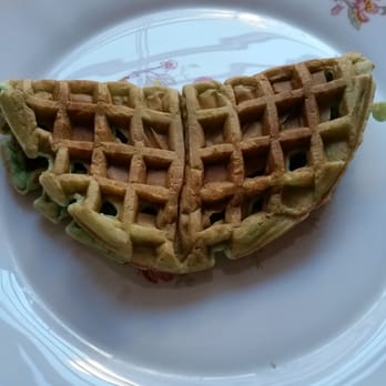 Pandan Leaf - Pandan waffle ($1.85) - Bubble Tea Near Me - Houston, Texas