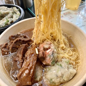 Maxi’s Noodle - 2 Toppings Noodle Soup - beef and fish ball - Cantonese Near Me - Flushing, New York Maxi’s Noodle - 2 Toppings Noodle Soup - beef and fish ball - Cantonese Near Me - Flushing, New York