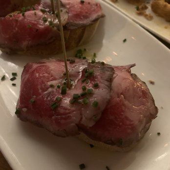 Cafe Ba-Ba-Reeba! - Wagyu Beef Carpaccio, Whipped Truffle Ricotta* - Spanish Near Me - Chicago, Illinois Cafe Ba-Ba-Reeba! - Wagyu Beef Carpaccio, Whipped Truffle Ricotta* - Spanish Near Me - Chicago, Illinois