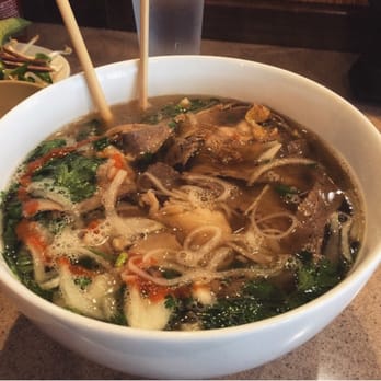 Pho Saigon - #20 PH NM GU GÂN Beef noodle soup with welldone flank, fatty brisket and soft tendon. I always order this bowl is the best!!! - Vietnamese Near Me - Austin, Texas Pho Saigon - #20 PH NM GU GÂN Beef noodle soup with welldone flank, fatty brisket and soft tendon. I always order this bowl is the best!!! - Vietnamese Near Me - Austin, Texas