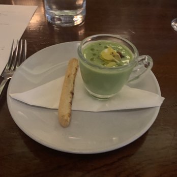 Perle Restaurant - Soupe de petits pois - New American Near Me - Pasadena, California Perle Restaurant - Soupe de petits pois - New American Near Me - Pasadena, California