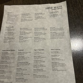 Satay House - Menu - Malaysian Near Me - London, XGL Satay House - Menu - Malaysian Near Me - London, XGL