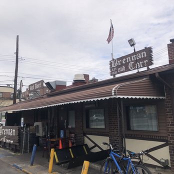 Brennan & Carr - Exterior from back parking lot. - American Near Me - Brooklyn, New York
