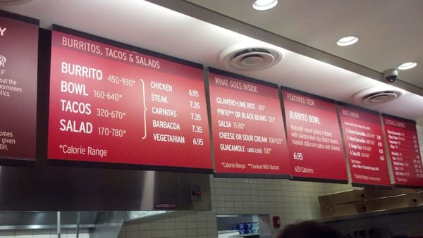 Menu photo 2 Chipotle Mexican Grill Mineola, NY