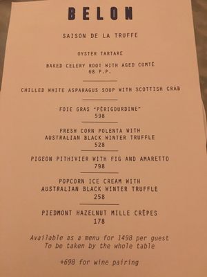 Menu photo 4 Belon Hong Kong, HK