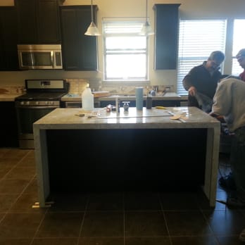 Premier Granite Solutions - Hector and his team are hard at work - Building Supplies Near Me - Austin, Texas