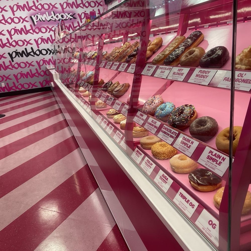 Pinkbox Doughnuts - Wall of wonder and delight! - Donuts Near Me - Las Vegas, Nevada Pinkbox Doughnuts - Wall of wonder and delight! - Donuts Near Me - Las Vegas, Nevada