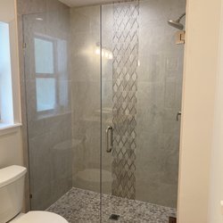 Glass Tech - Shower door install in bathroom