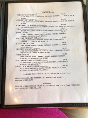 Menu photo 3 Chuckwagon Restaurant Calhoun, GA Menu photo 3 Chuckwagon Restaurant Calhoun, GA