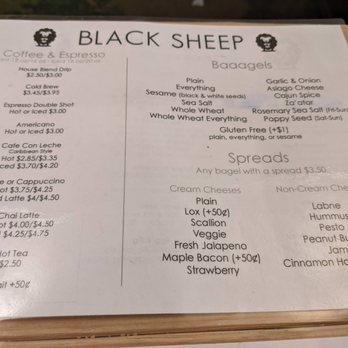 Black Sheep Bagel Cafe - Coffee and bagel menu - Bagels Near Me - Cambridge, Massachusetts Black Sheep Bagel Cafe - Coffee and bagel menu - Bagels Near Me - Cambridge, Massachusetts
