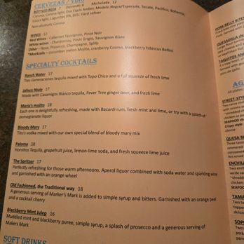 Agave Maria's Restaurant & Cantina - Menu - Mexican Near Me - Ojai, California Agave Maria's Restaurant & Cantina - Menu - Mexican Near Me - Ojai, California