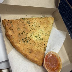 Rocco's Brick Oven Pizzeria - Cheese steak pizza slice