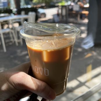 Novo Coffee - To-go iced vanilla latte - Coffee Roasteries Near Me - Denver, Colorado Novo Coffee - To-go iced vanilla latte - Coffee Roasteries Near Me - Denver, Colorado