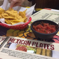 Azteca Mexican Restaurant - Menu and salsa