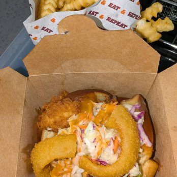 Big Chicken - The Smoke Show and extra crispy crinkle cut fries - Fast Food Near Me - Shoreline, Washington